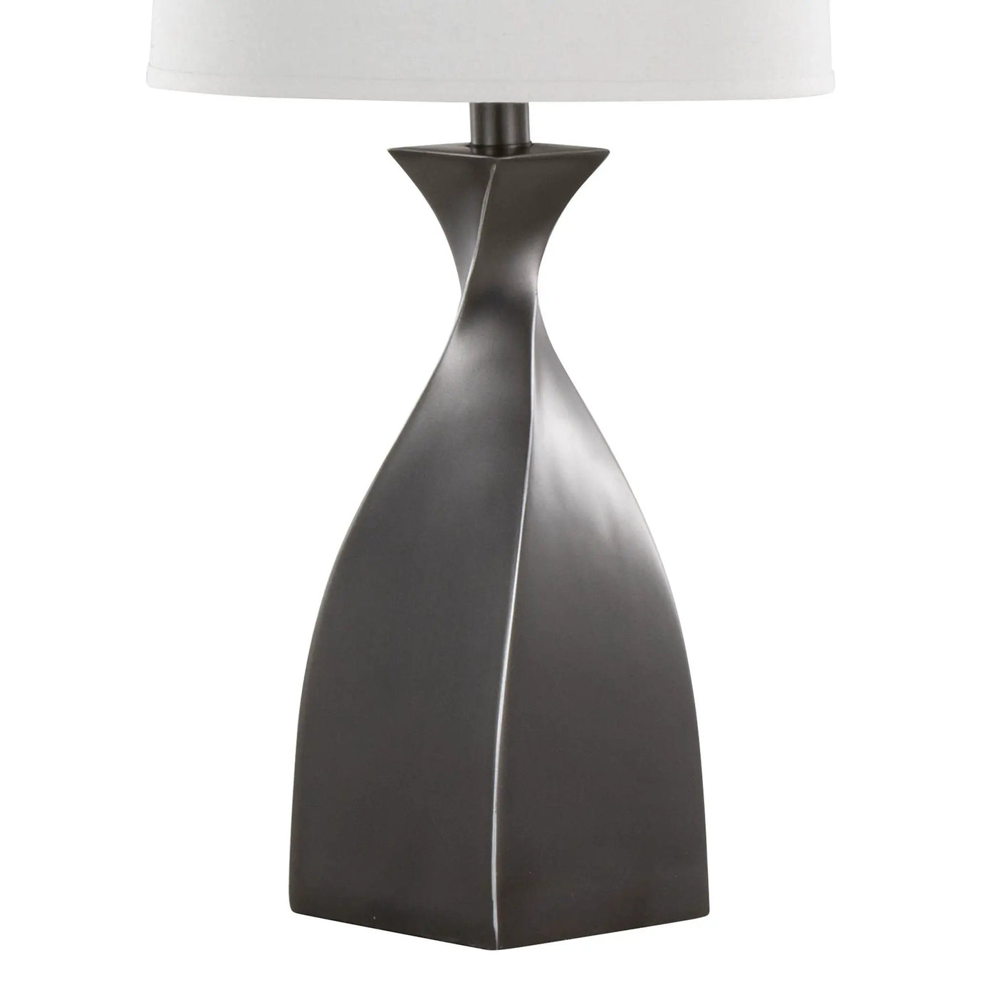 Curvo - Contemporary Polyresin Table Lamp (Set of 2) by HouseOfZazla