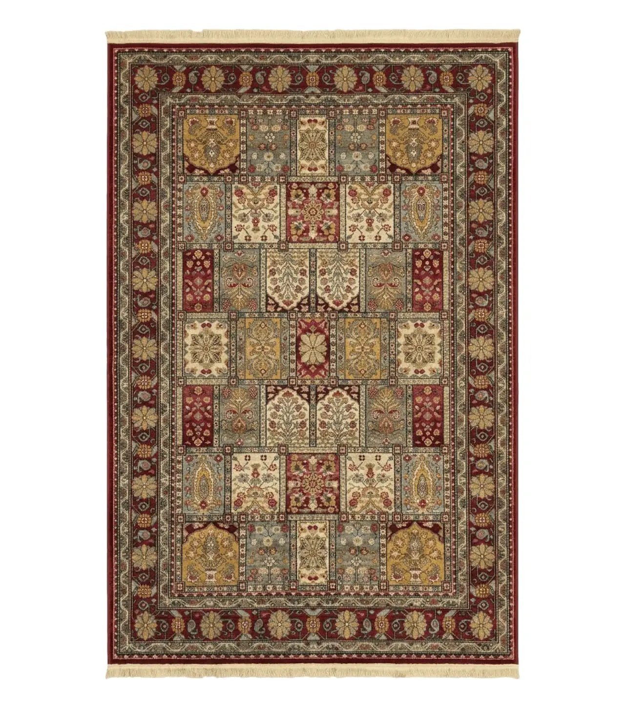 Karastan Rug 5.9 x 9 Antique Legends Bakhtiyari#2200-202, Karastan Area Rug, Wool Pile Vintage Karastan Carpet by Jewel Rugs