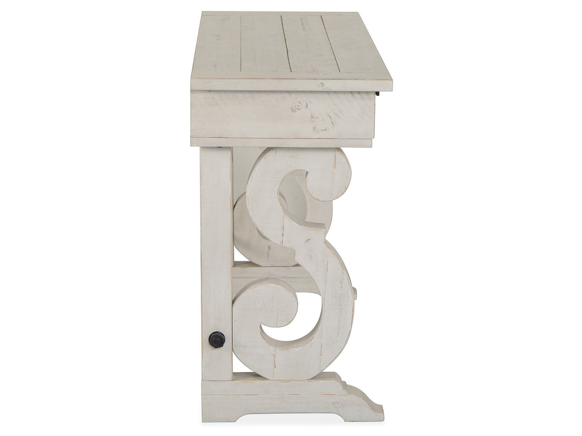Bronwyn - Rectangular Sofa Table - Alabaster, photo 3 of 7