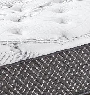 10" Quilted Hybrid Mattress, Medium Firm by HouseOfZazla
