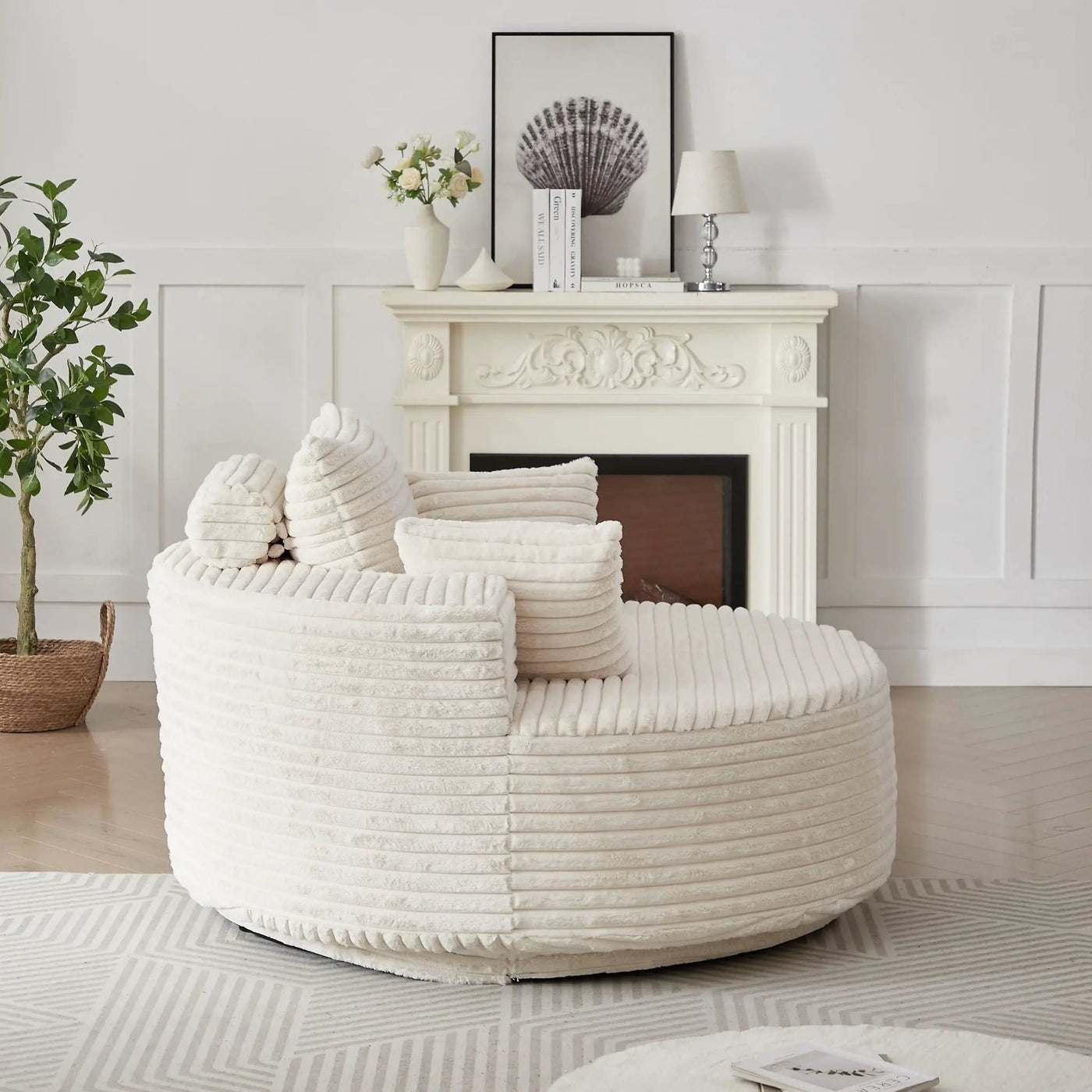 Swivel Chair With 360° Rotation For Living Room by HouseOfZazla