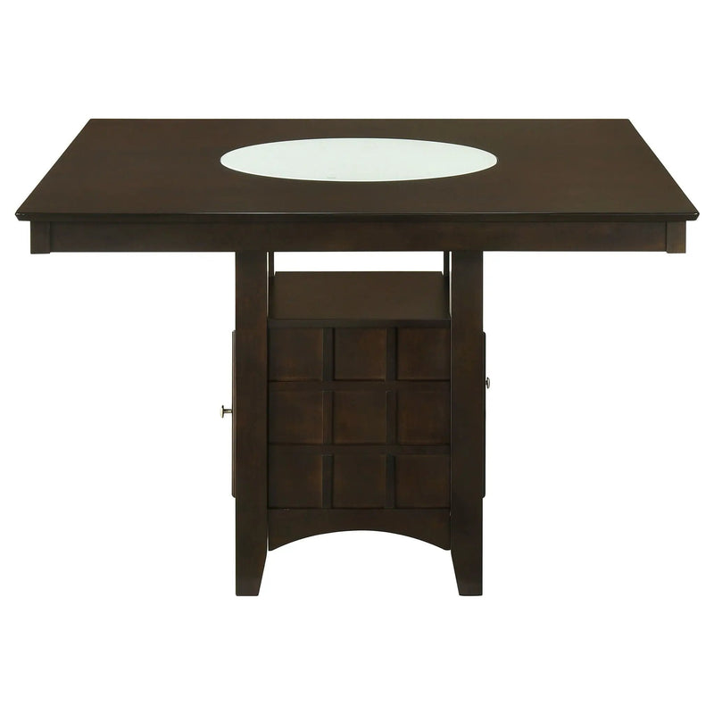 Gabriel 52-inch Counter Height Dining Table Cappuccino by Unique Piece Furniture