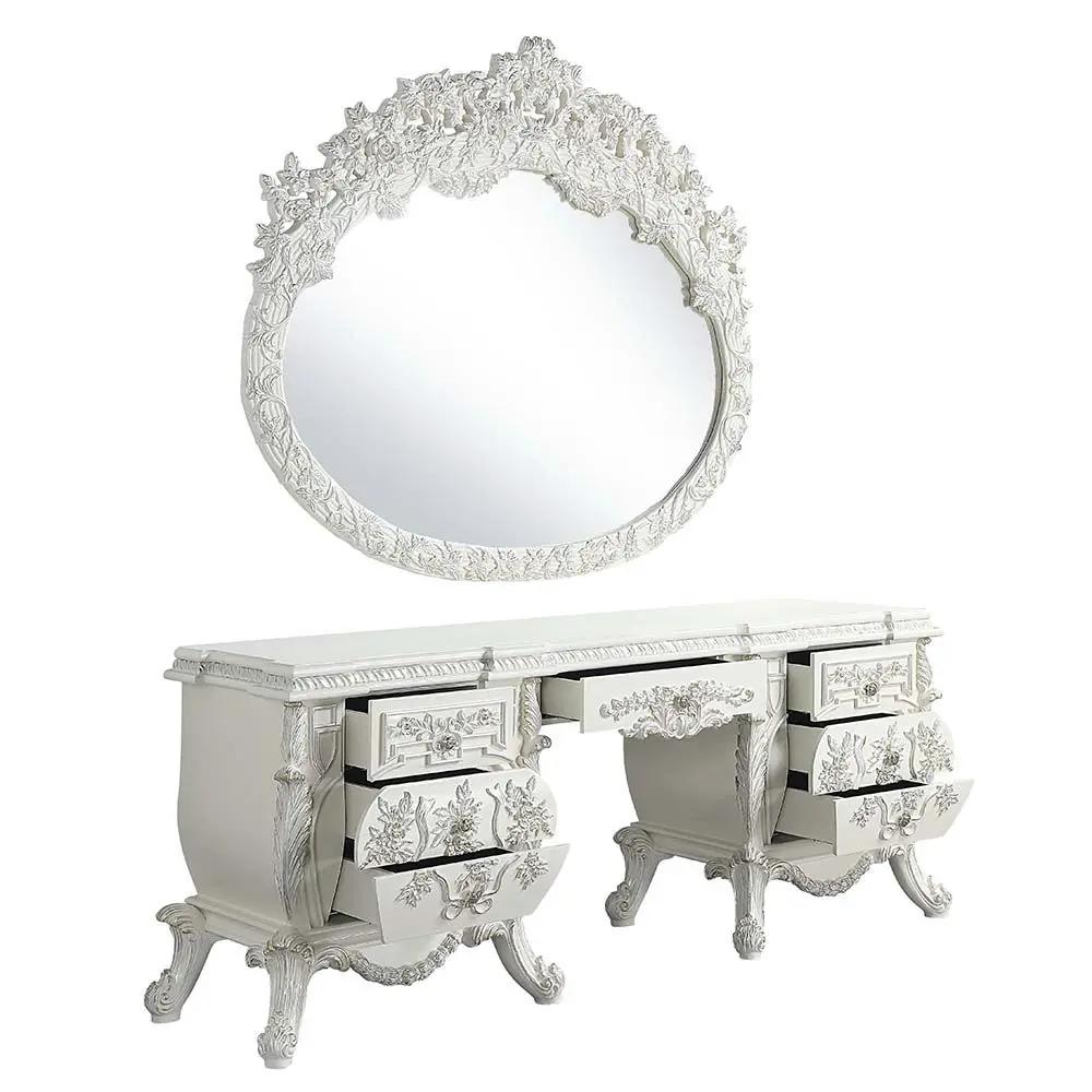 Vanaheim - Vanity Desk - Antique White by Unique Piece Furniture