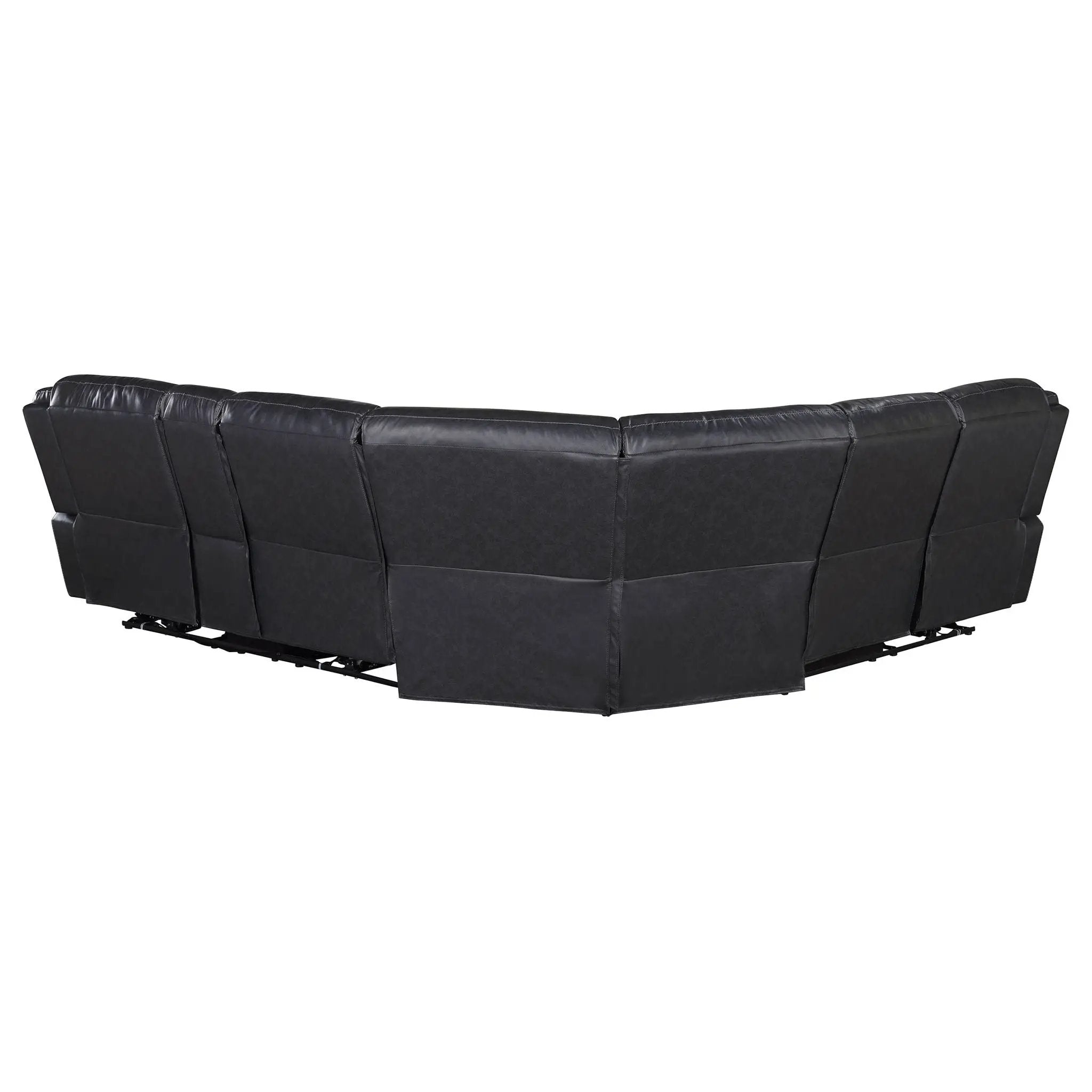 Sycamore Upholstered Power Reclining Sectional Sofa Grey by Unique Piece Furniture
