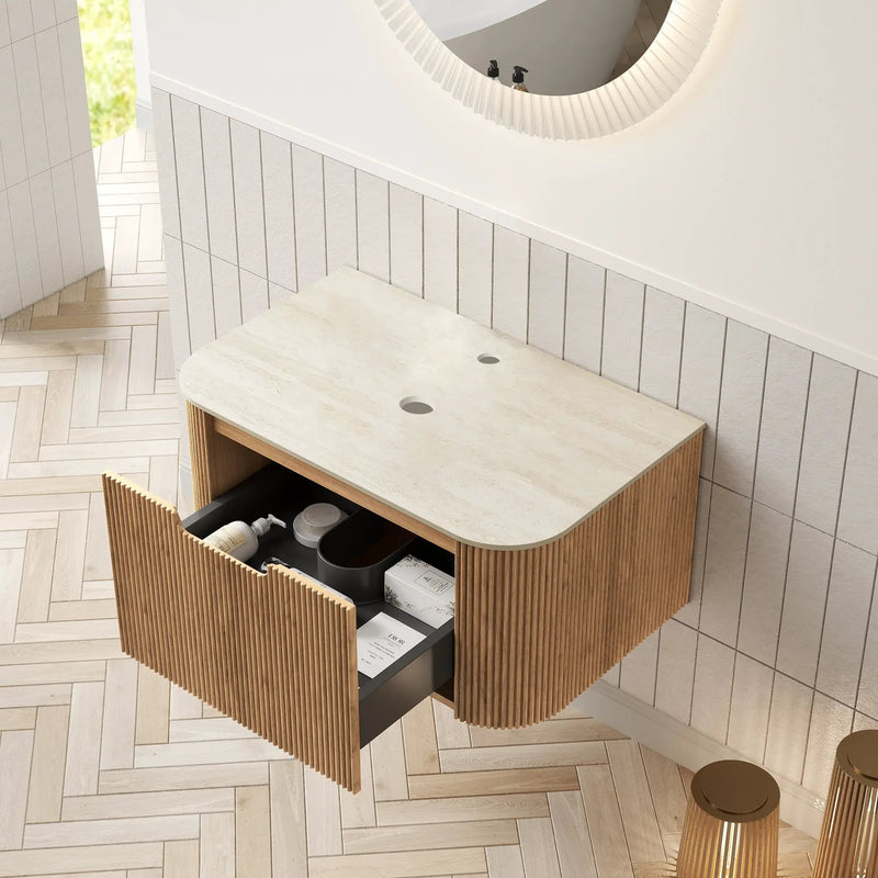 DINA 30'' Wall Mounted Plywood Cabinet with 1 Drawer by HouseOfZazla