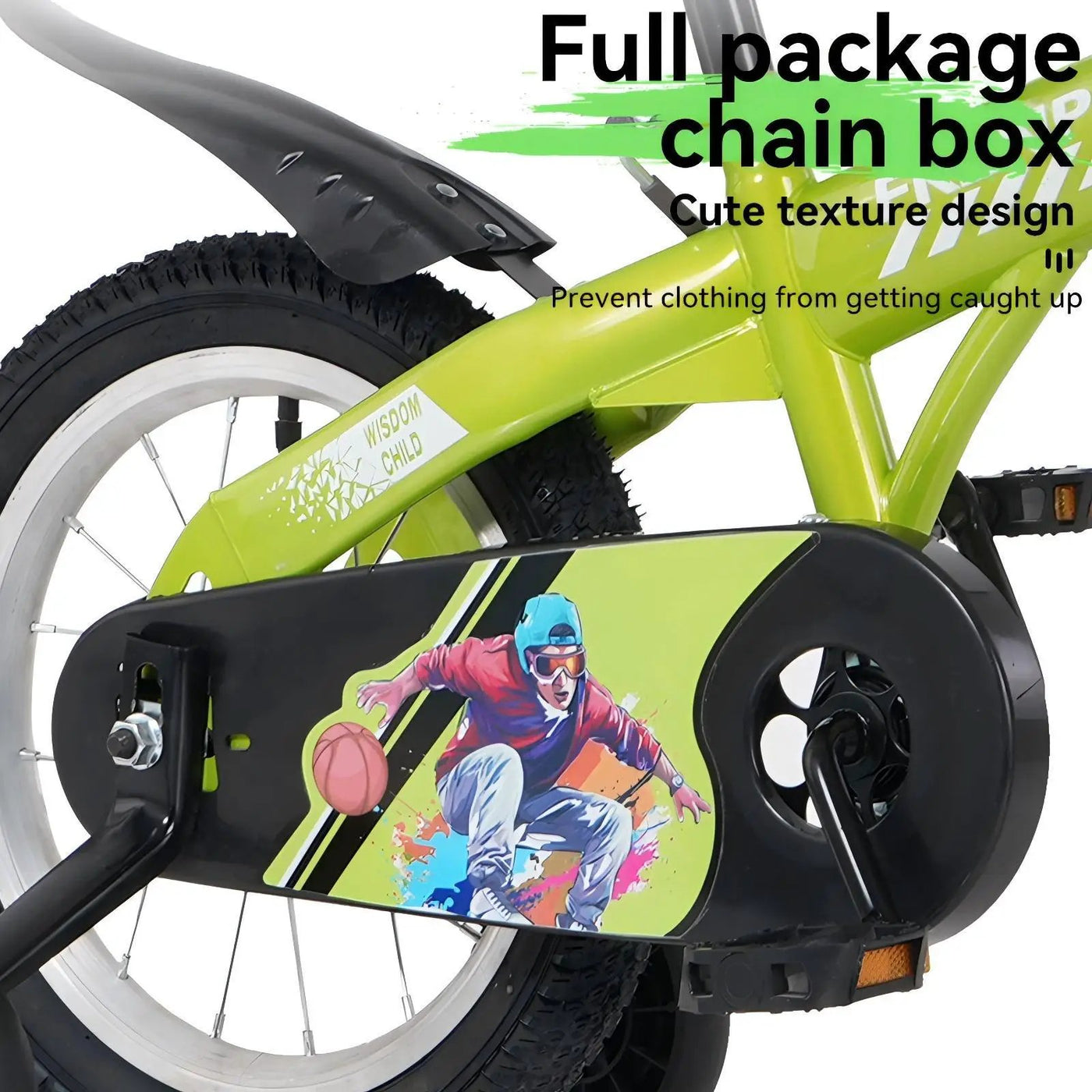 Fkznpj - 16" Sporty Kids Bike With Training Wheels And Stand Adjustable Saddle Suitable For Boys And Girls Aged 4 - 8 Years Tall Height 41 - 46" Available In A Variety Of Colors by HouseOfZazla