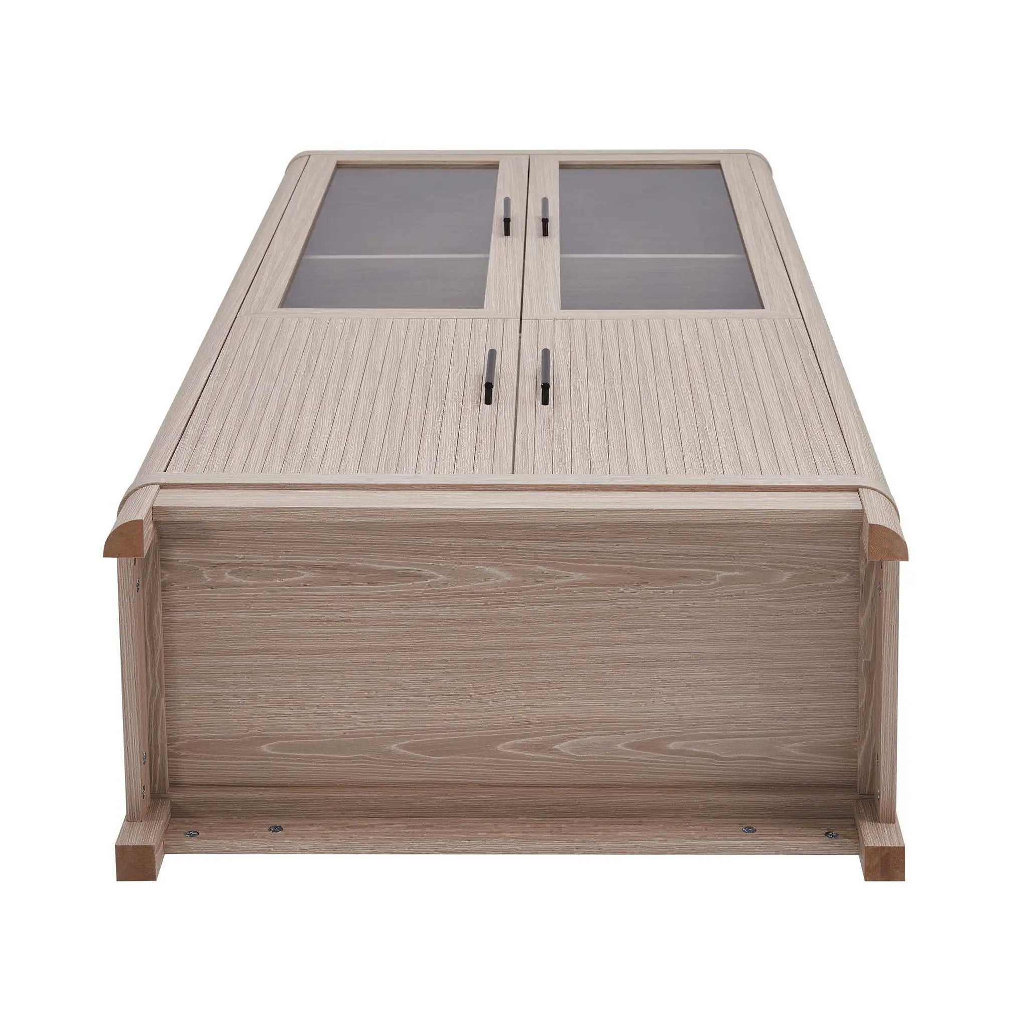 Jodie - Bookcase Cabinet With 6 Adjustable Shelves - Oak by HouseOfZazla