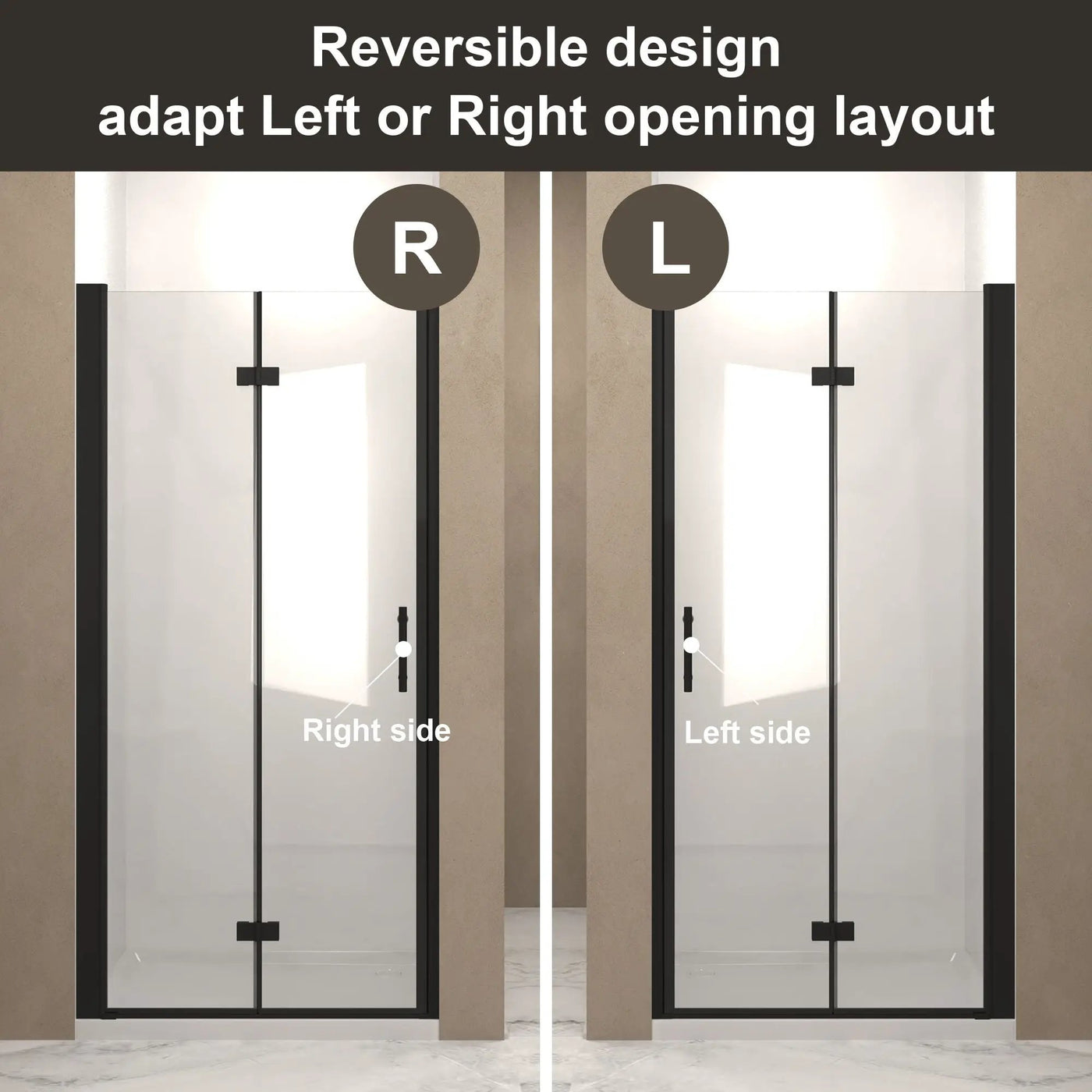 Bifold Shower Door by HouseOfZazla