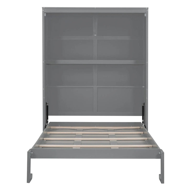 Murphy Wall Bed With Shelves, Space Saving