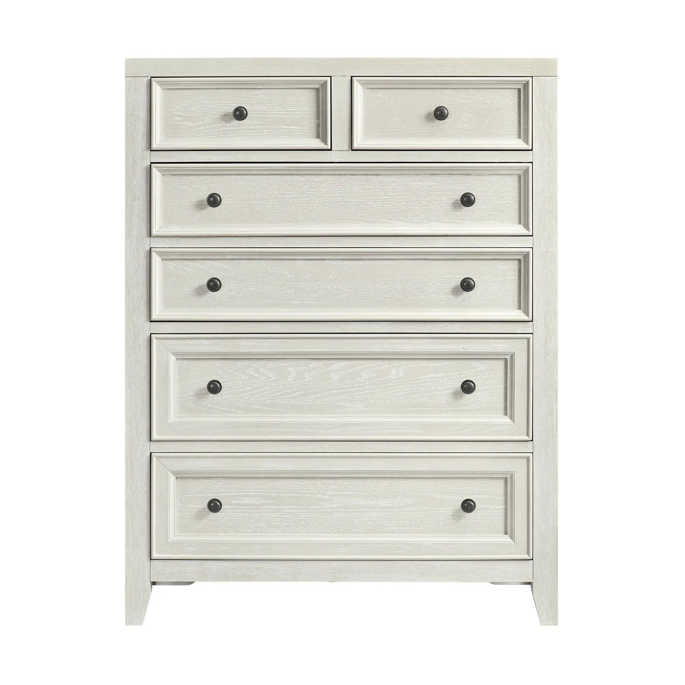 6 Drawer Chest With Knobs And Smooth Slides by HouseOfZazla