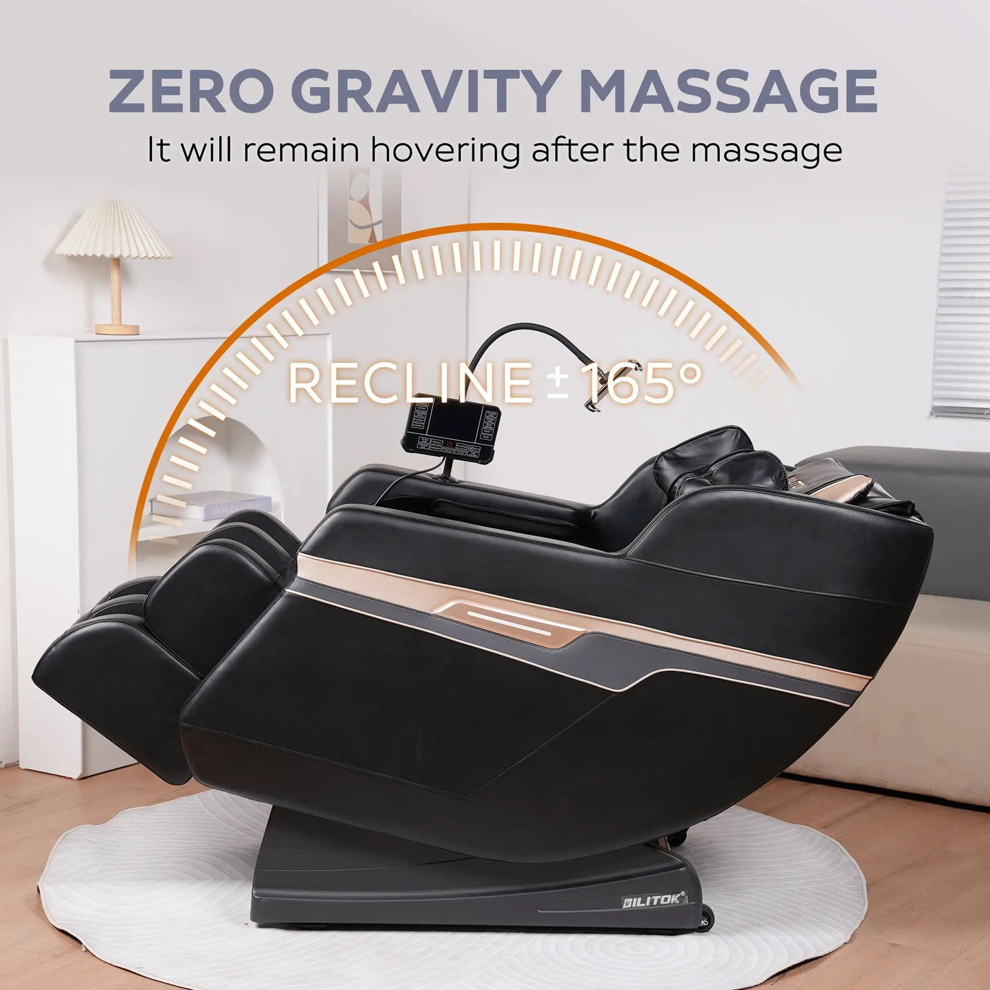 Massage Chair Recliner with Zero Gravity and Full Body Air Pressure by HouseOfZazla