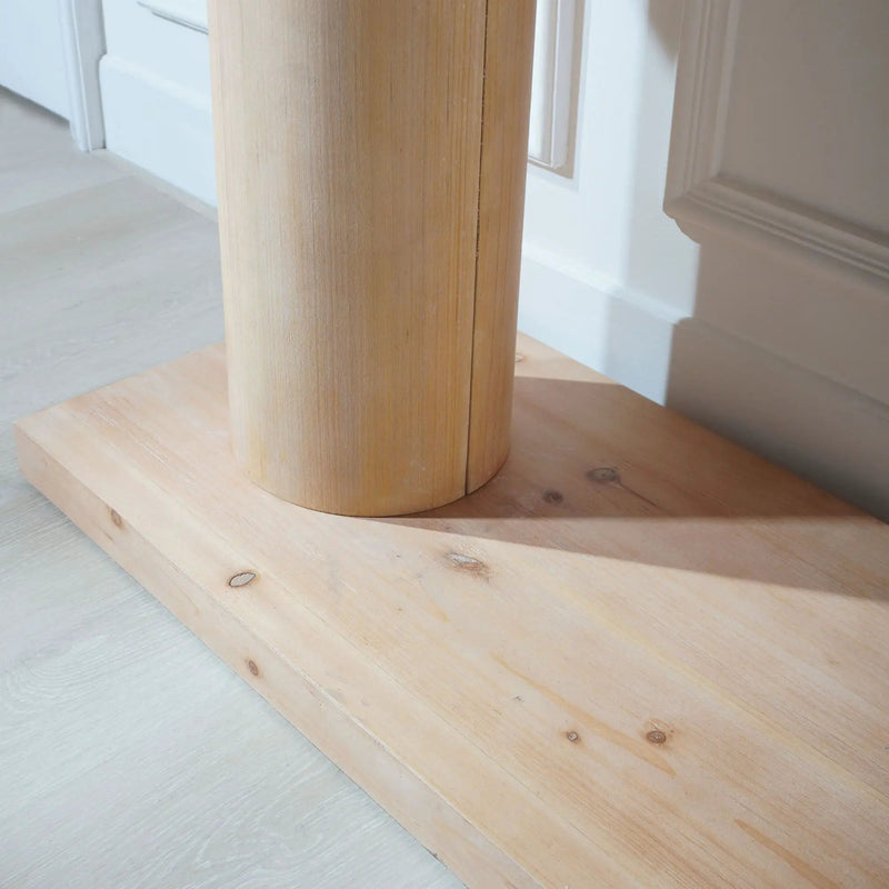 Double Cylinder Base Console Table For Living Room - Multi by Unique Piece Furniture