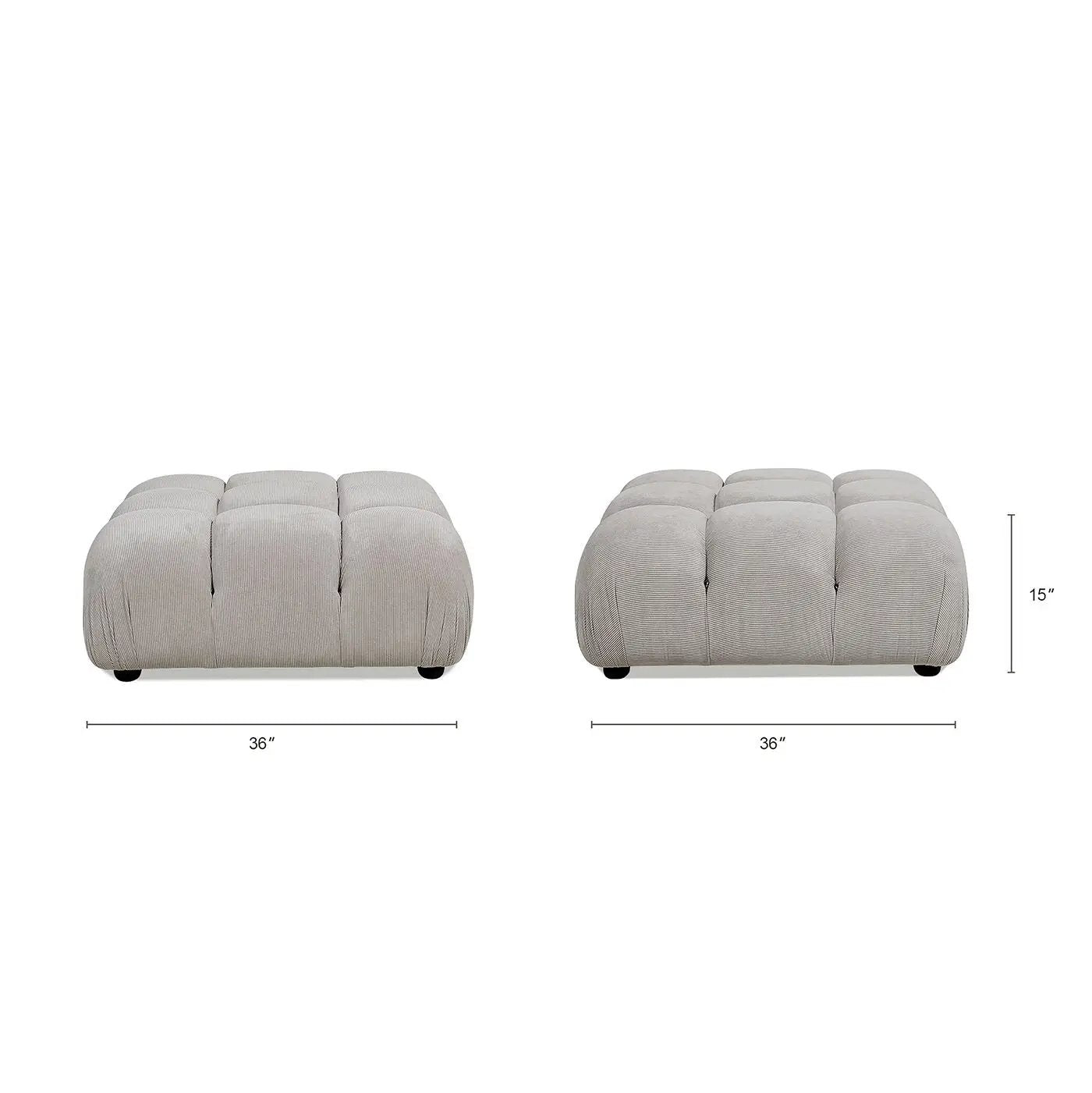 Marcel - Bubble Modular Modern Cocktail Ottoman by HouseOfZazla
