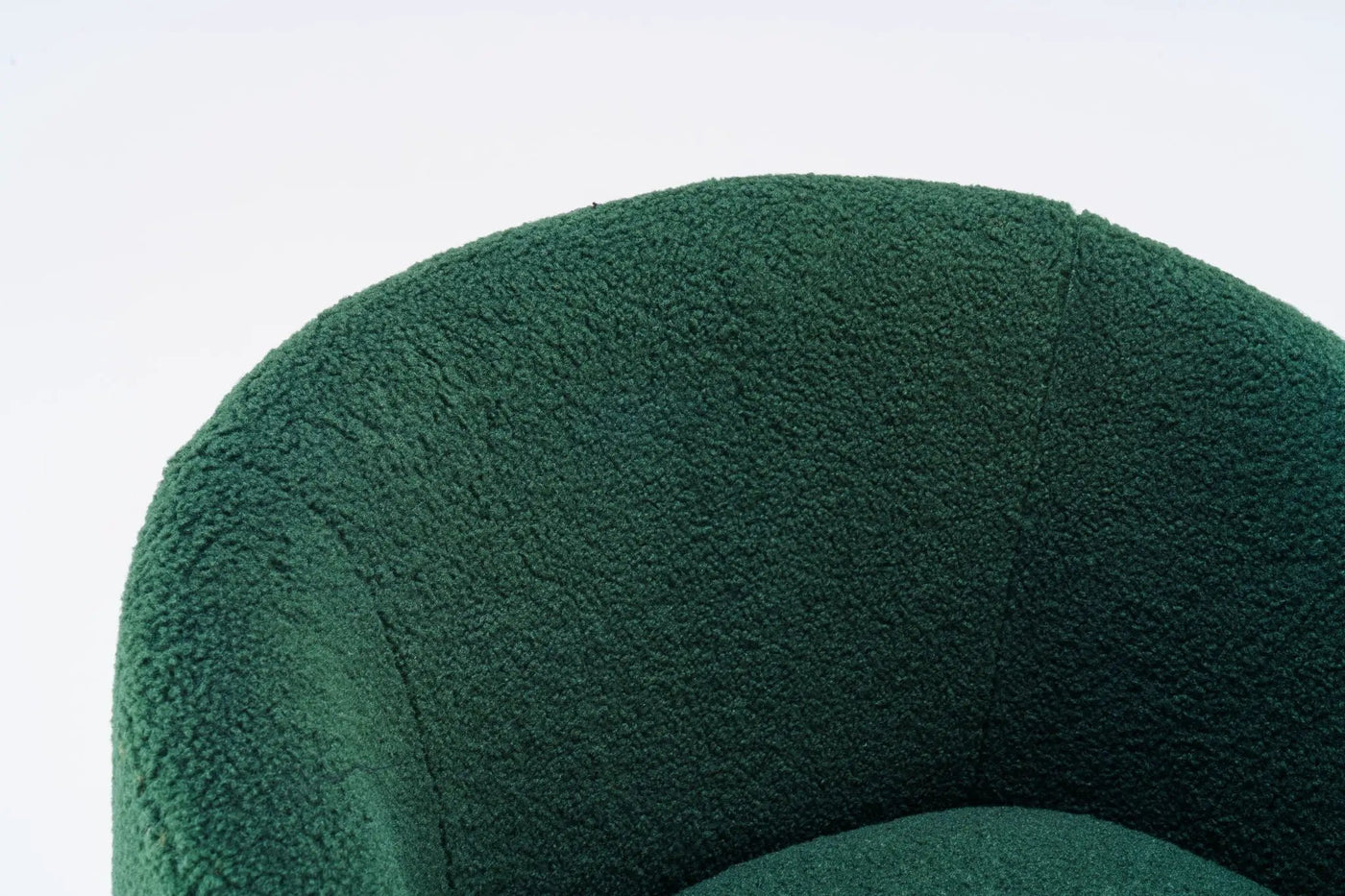 Teddy Fabric Swivel Accent Armchair Barrel Chair by HouseOfZazla