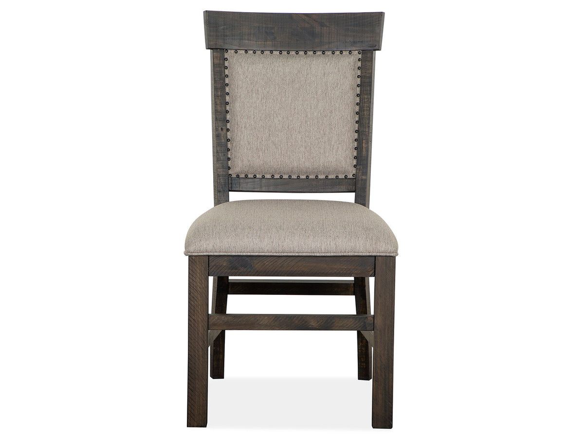 Bellamy - Dining Side Chair With Upholstered Seat & Back (Set of 2) - Peppercorn, photo 3 of 7