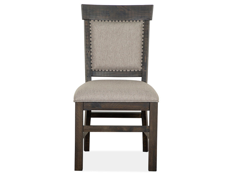 Bellamy - Dining Side Chair With Upholstered Seat & Back (Set of 2) - Peppercorn, photo 3 of 7