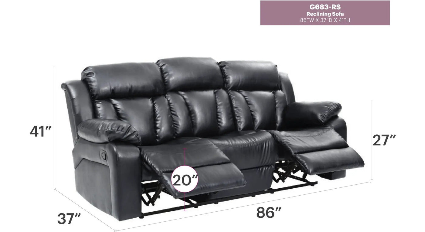 Reclining Sofa For Leisure Elegant by HouseOfZazla