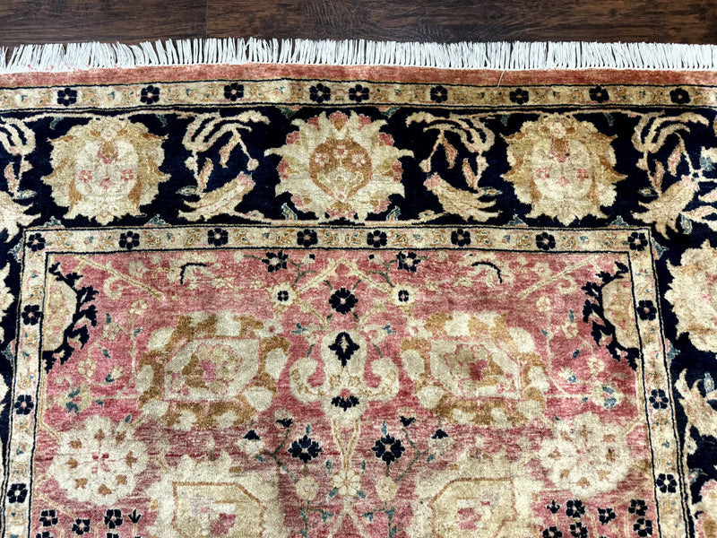 Indian Agra Rug 6x9, Allover Pattern, Traditional Wool Oriental Carpet by Jewel Rugs