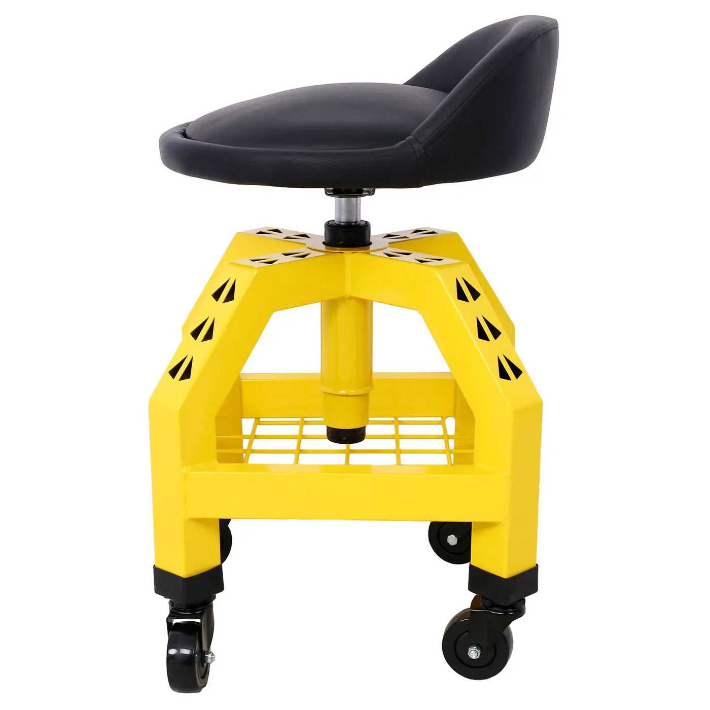 Pneumatic 360 Degree Swivel Stool, Mechanics Rolling Creeper Seat, Heavy Duty Rolling Mechanics Stool, Shop Stool With Casters by HouseOfZazla