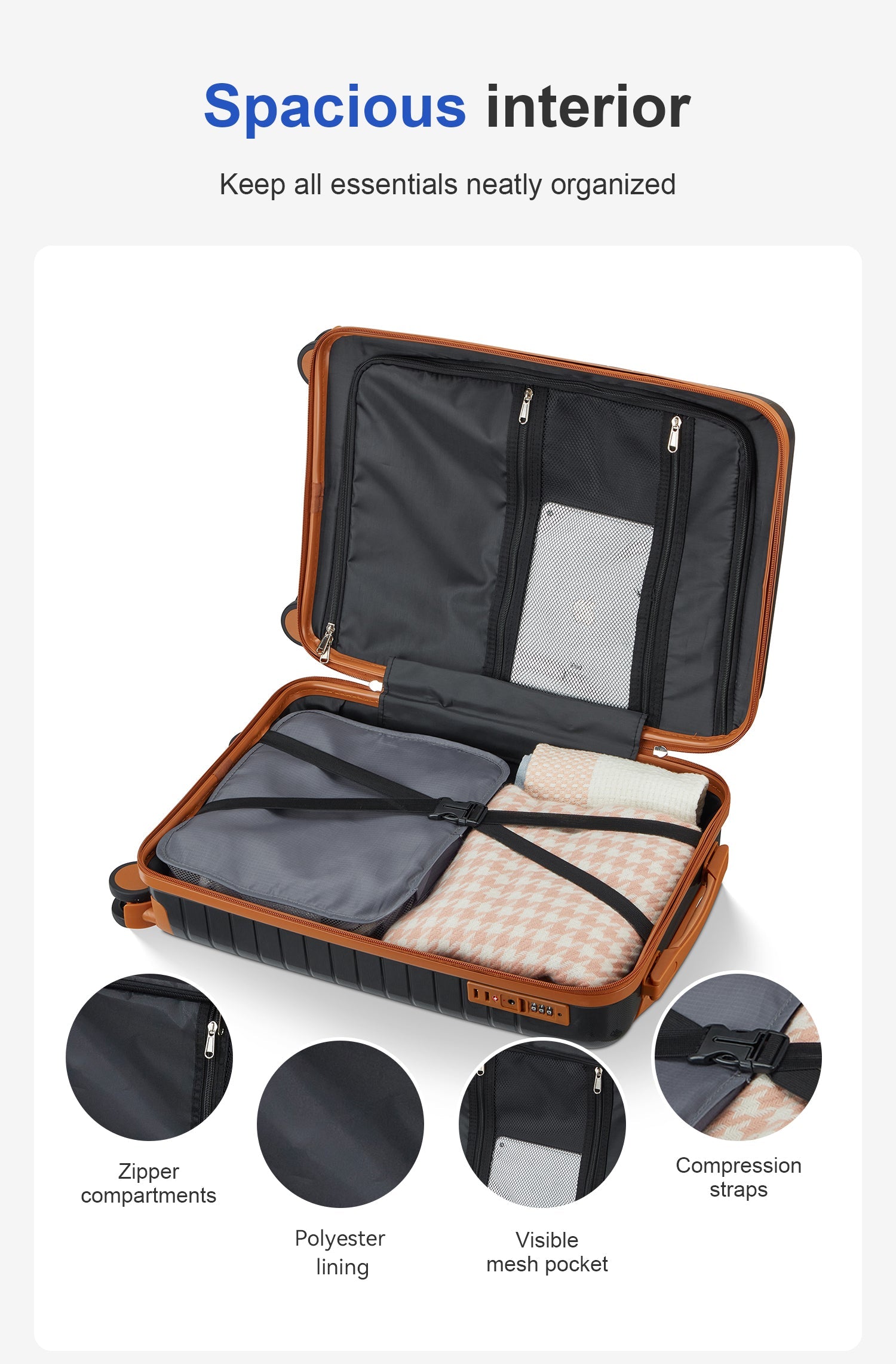 5-Piece Hardside Luggage Set by HouseOfZazla