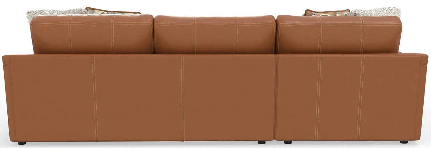 Minori - Italian Leather Sofa / Chaise And Cocktail Ottoman by Unique Piece Furniture