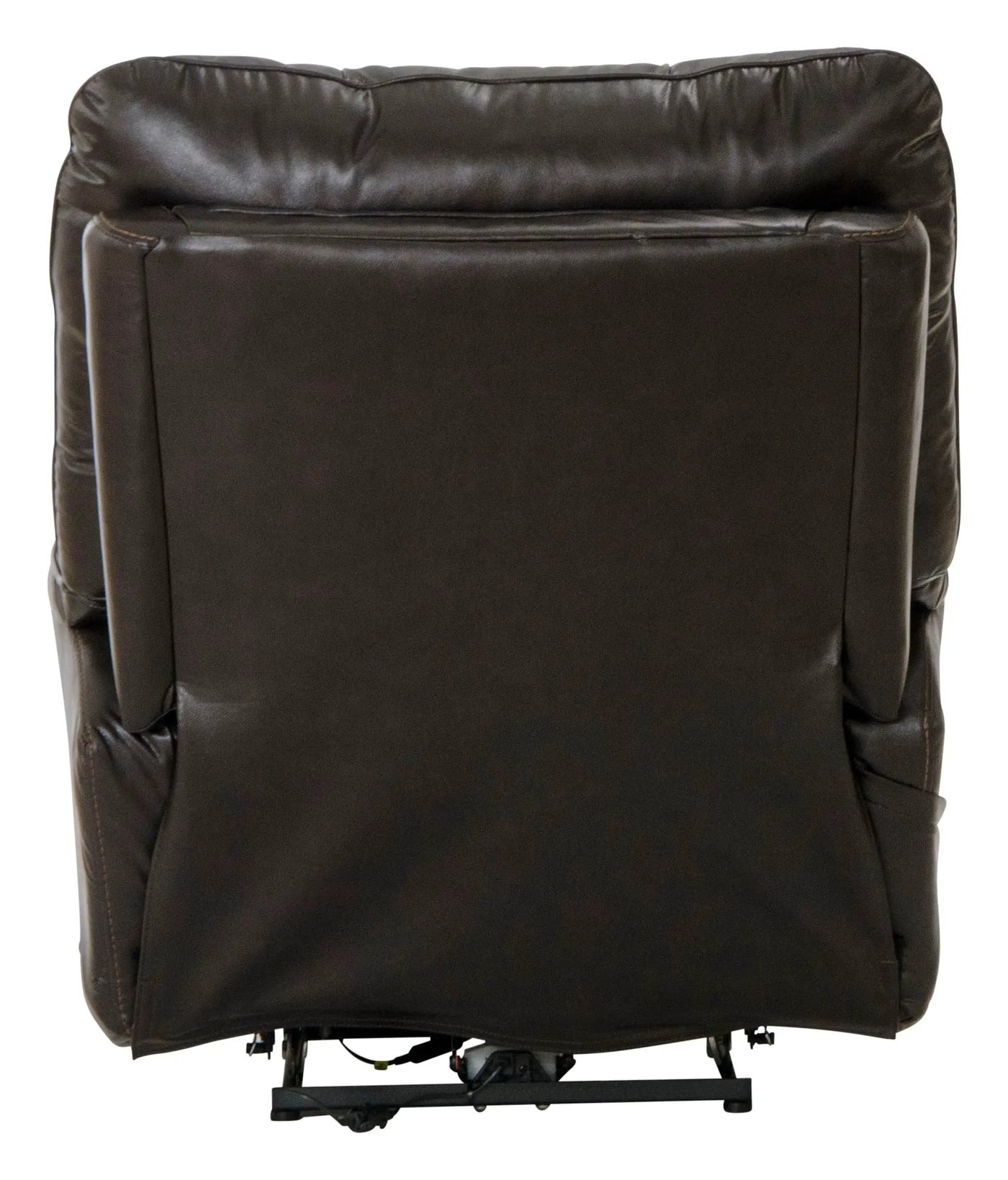 Naples - Power Lay Flat Recliner With Extended Ottoman - Chocolate by Unique Piece Furniture