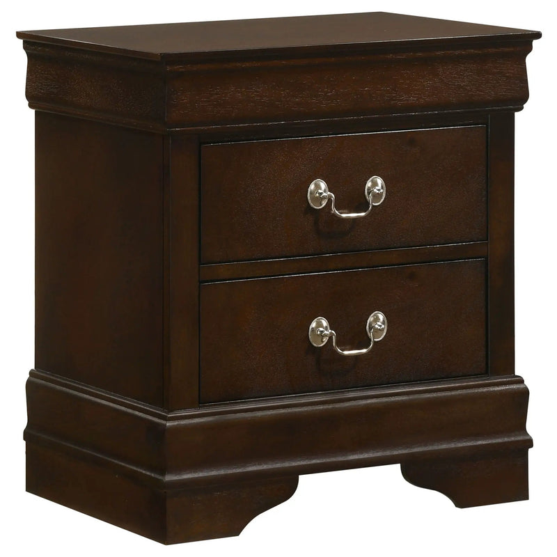 Louis Philippe 4-piece Queen Bedroom Set Cappuccino by Unique Piece Furniture