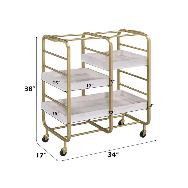 Vorrik - Serving Cart by Unique Piece Furniture