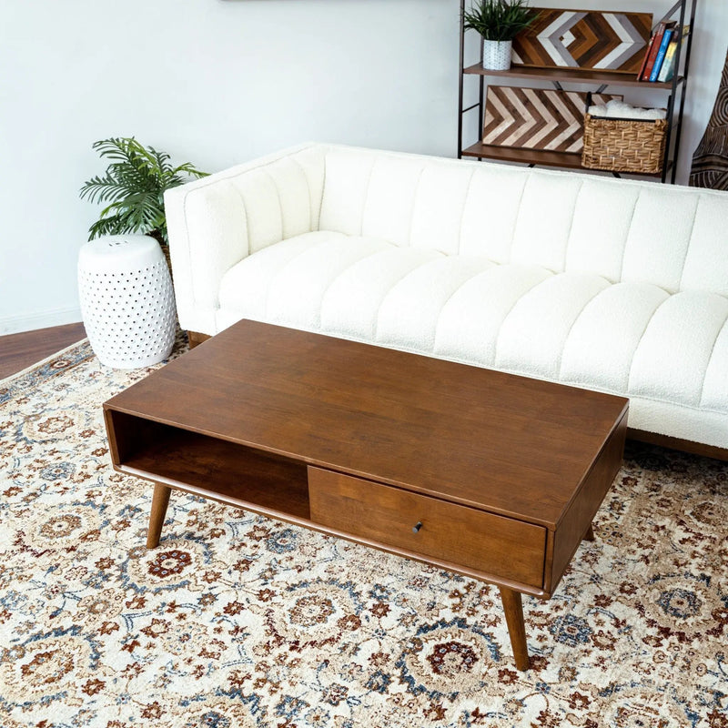 Caroline - Coffee Table - Walnut Brown by HouseOfZazla