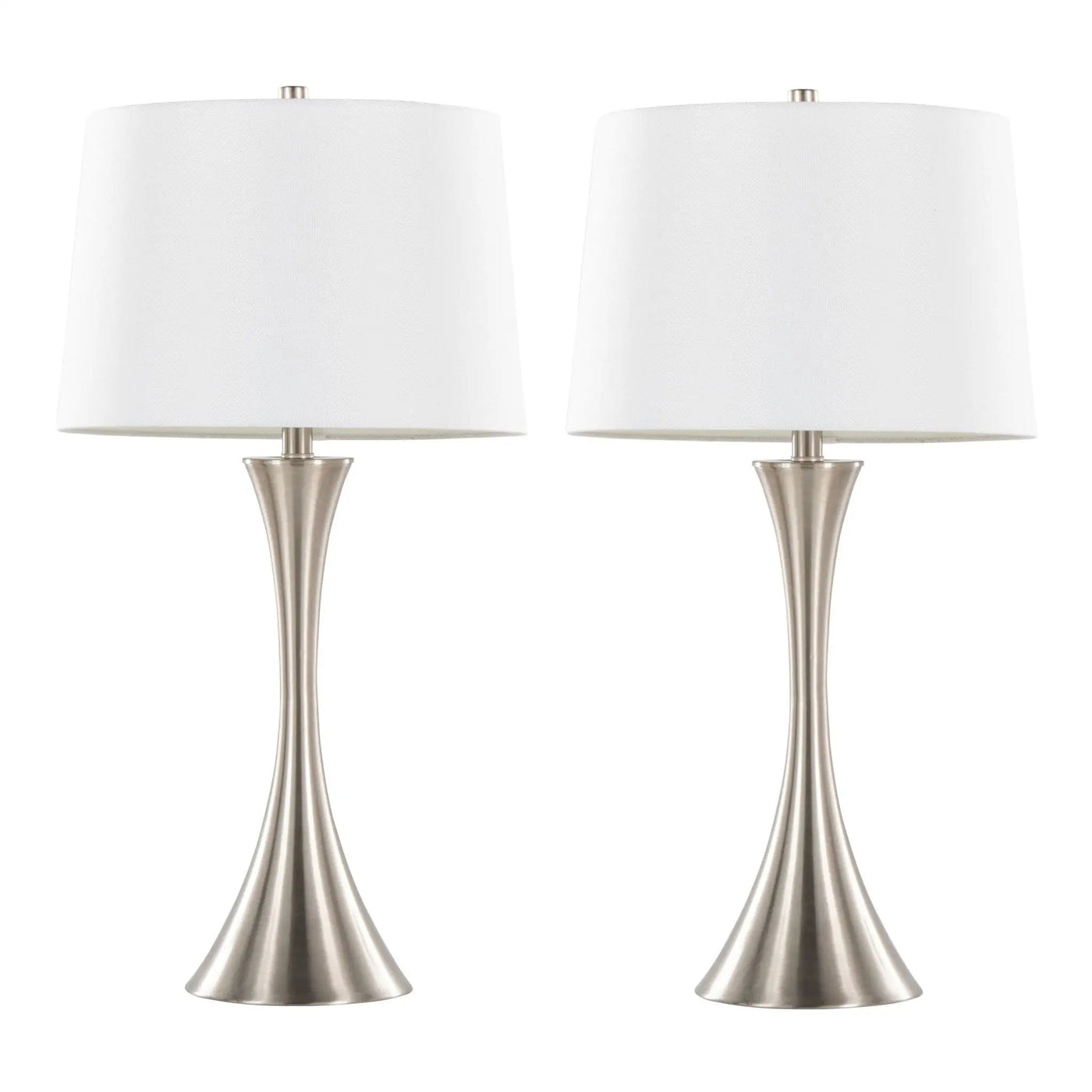 Lenuxe - Contemporary Elegant Table Lamp (Set of 2) by HouseOfZazla