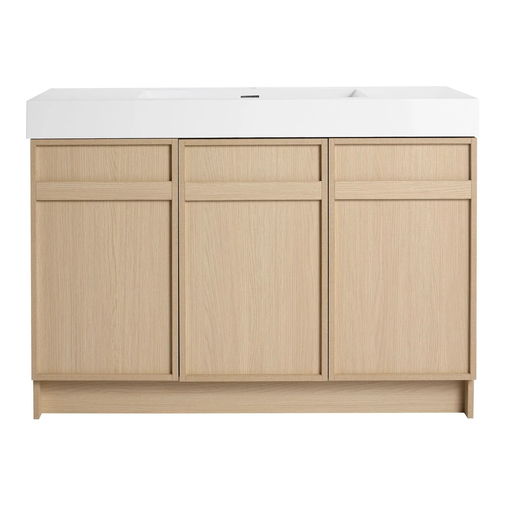 Freestanding Bathroom Vanity With Resin Sink & Soft Close Cabinet Doors by HouseOfZazla