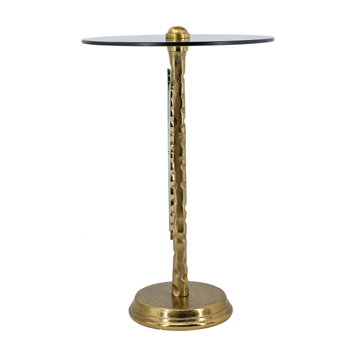 15.5x15.5x24" Round Top Accent Table With Angel Wings by HouseOfZazla
