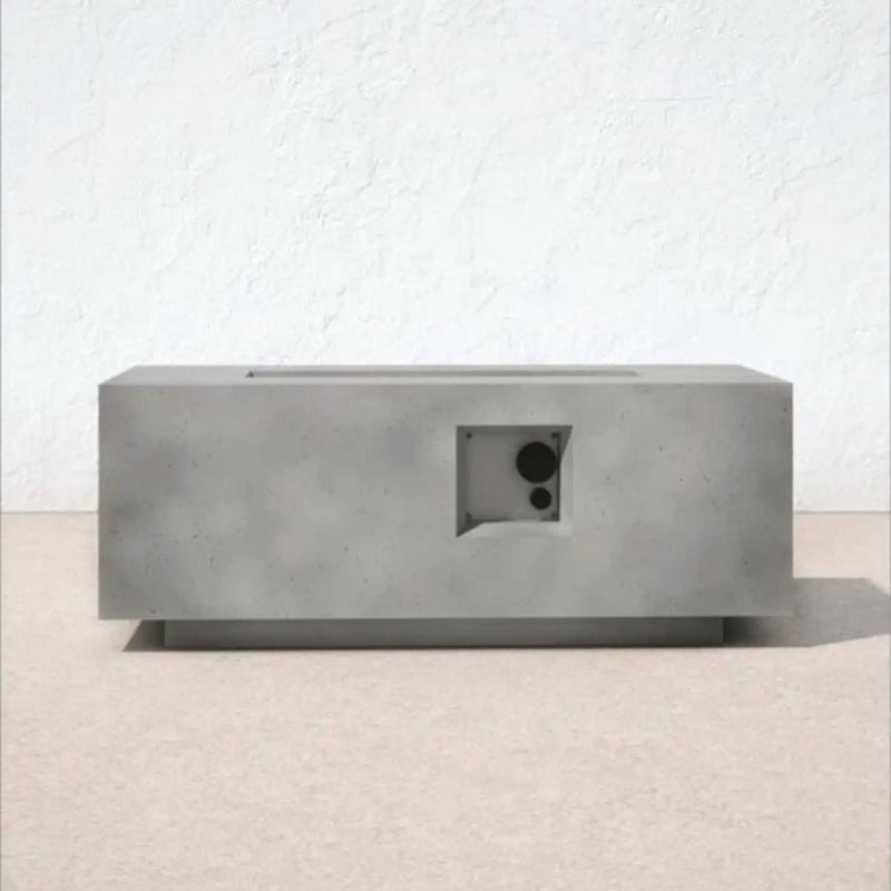 Propane Outdoor Durable Fire Pit Table - Gray by HouseOfZazla