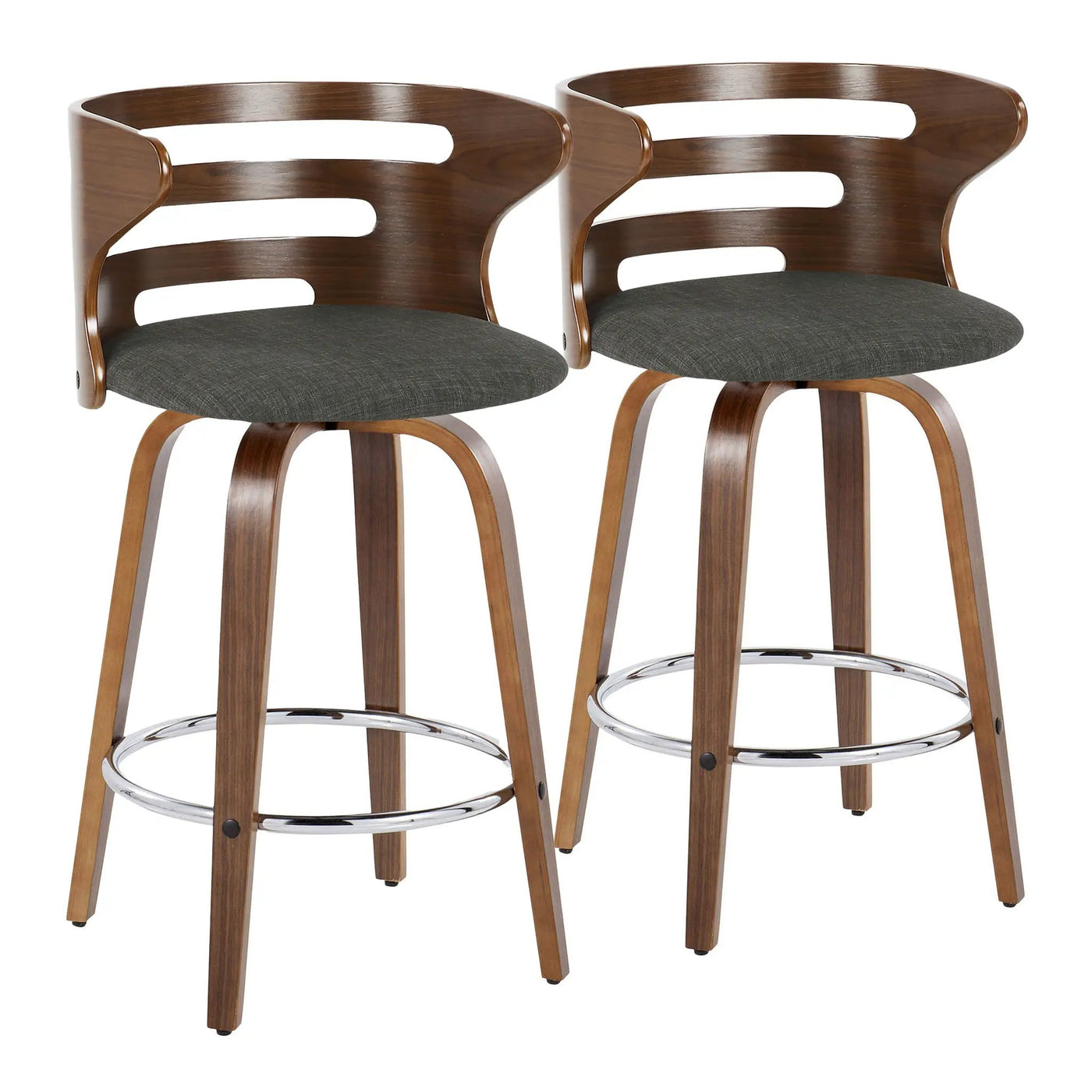 Fixed-Height Counter Stool with Swivel by HouseOfZazla