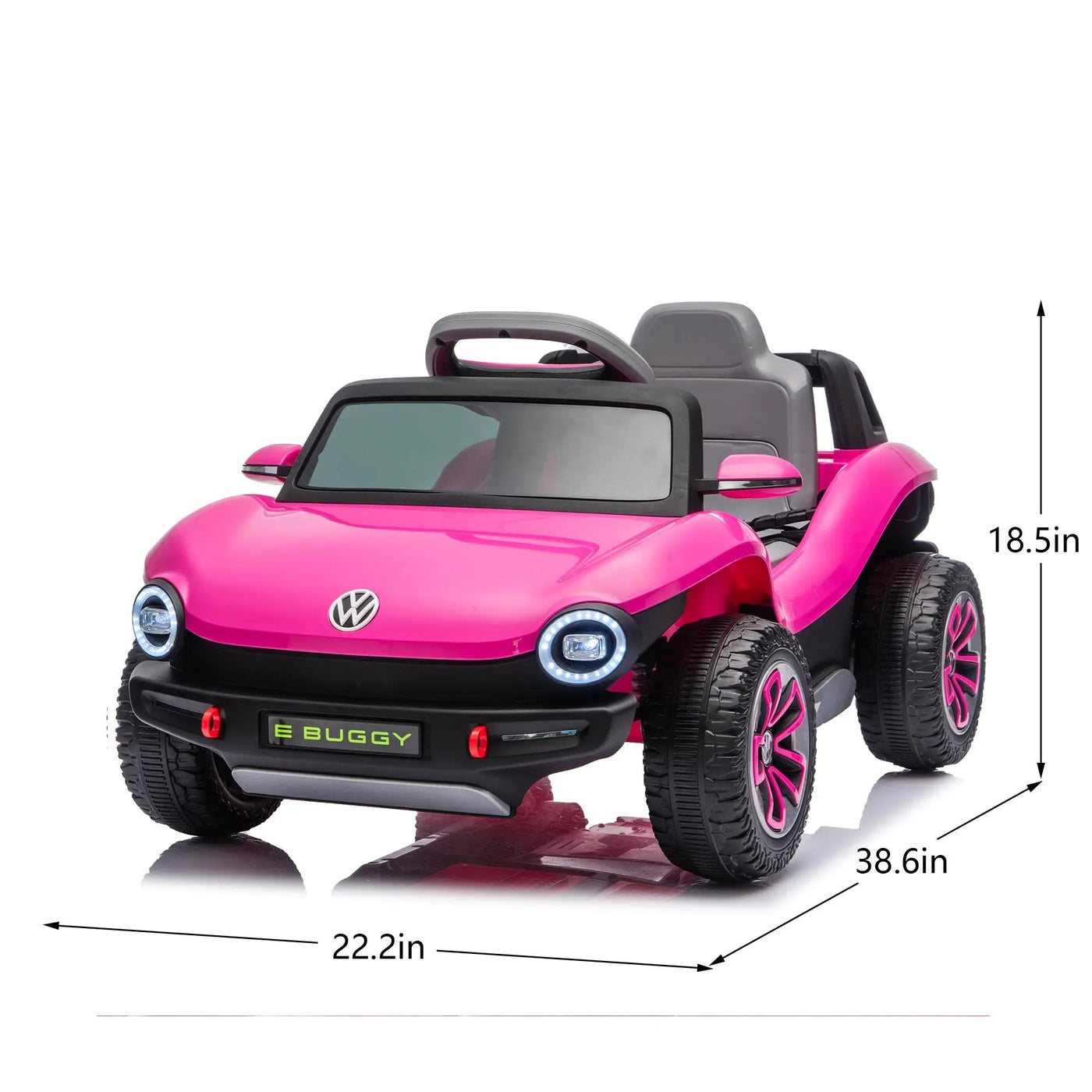 12V Licensed Volkswagen Beetle Kids Ride-On Electric Car by HouseOfZazla
