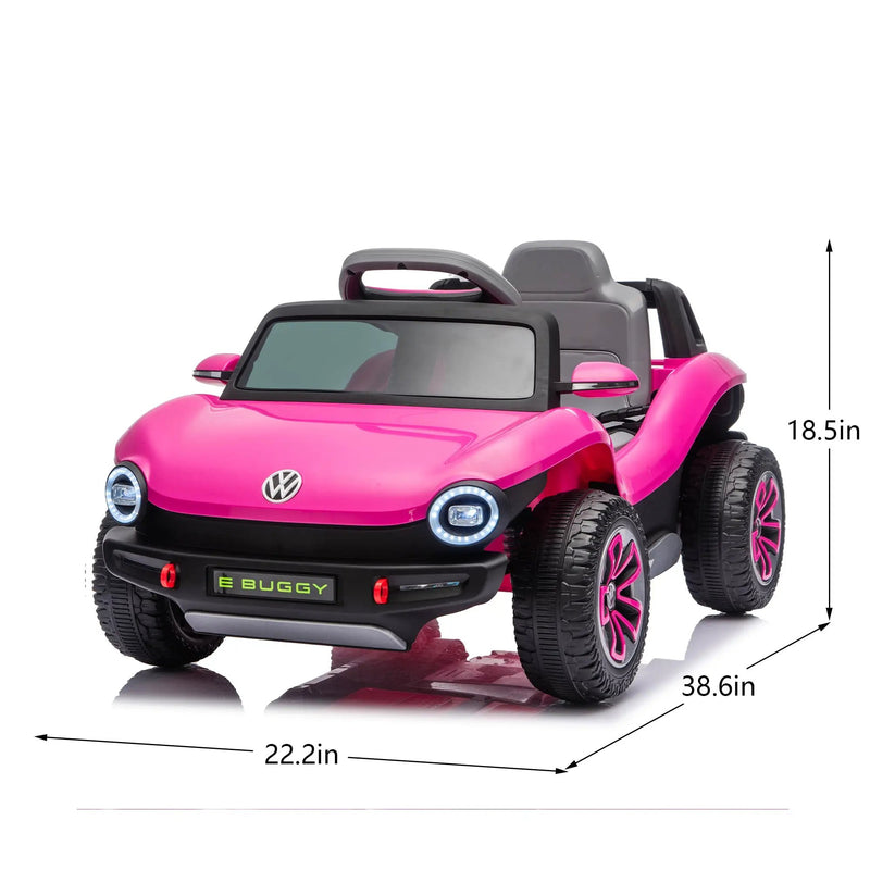 12V Licensed Volkswagen Beetle Kids Ride-On Electric Car by HouseOfZazla