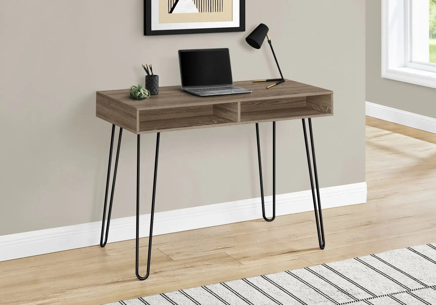 Contemporary Computer Desk with Storage Drawers by HouseOfZazla