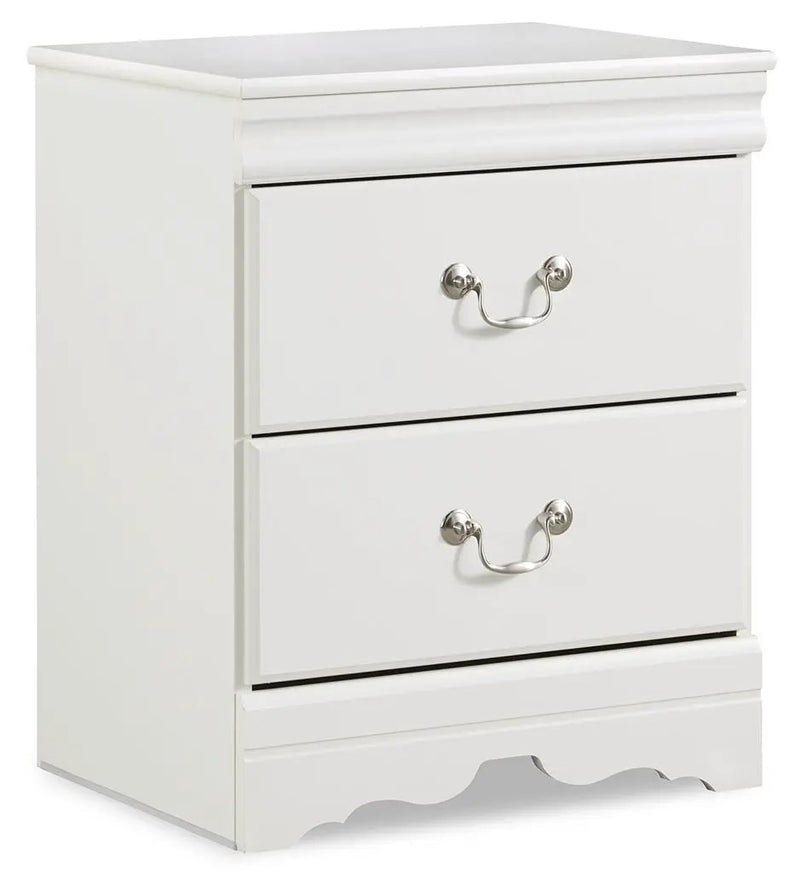 Anarasia - Two Drawer Night Stand - White by Unique Piece Furniture
