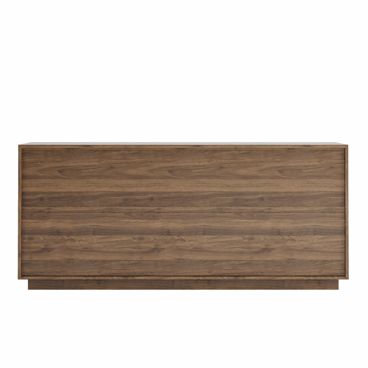 Walnut Buffet Cabinet with Storage - 4-Door Modern Sideboard, photo 10 of 10