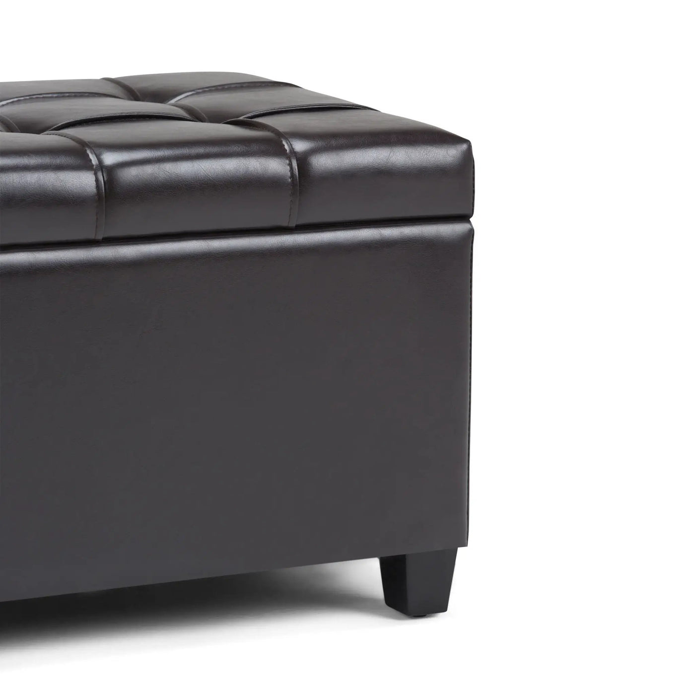 Sienna - Upholstered Storage Ottoman Bench by HouseOfZazla