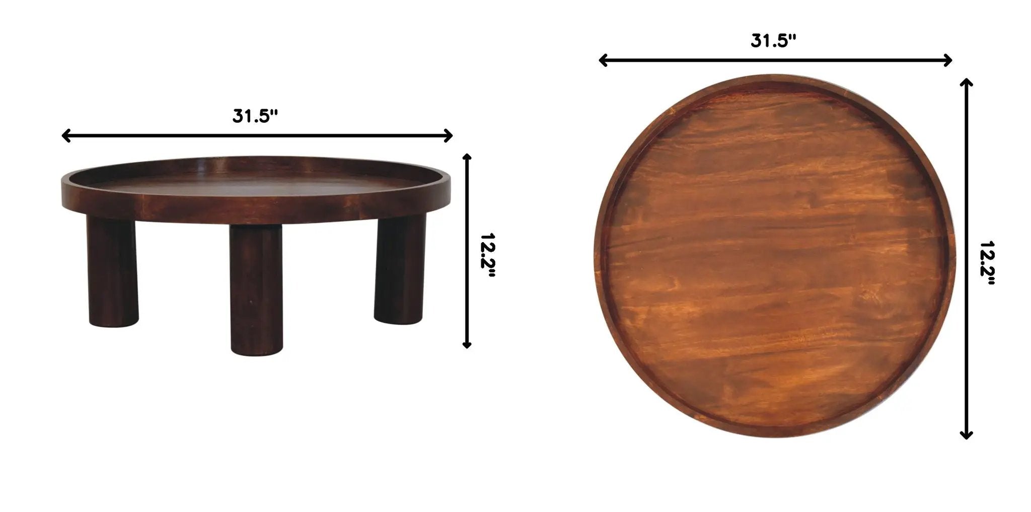 Crescent - Coffee Table - Chestnut by HouseOfZazla