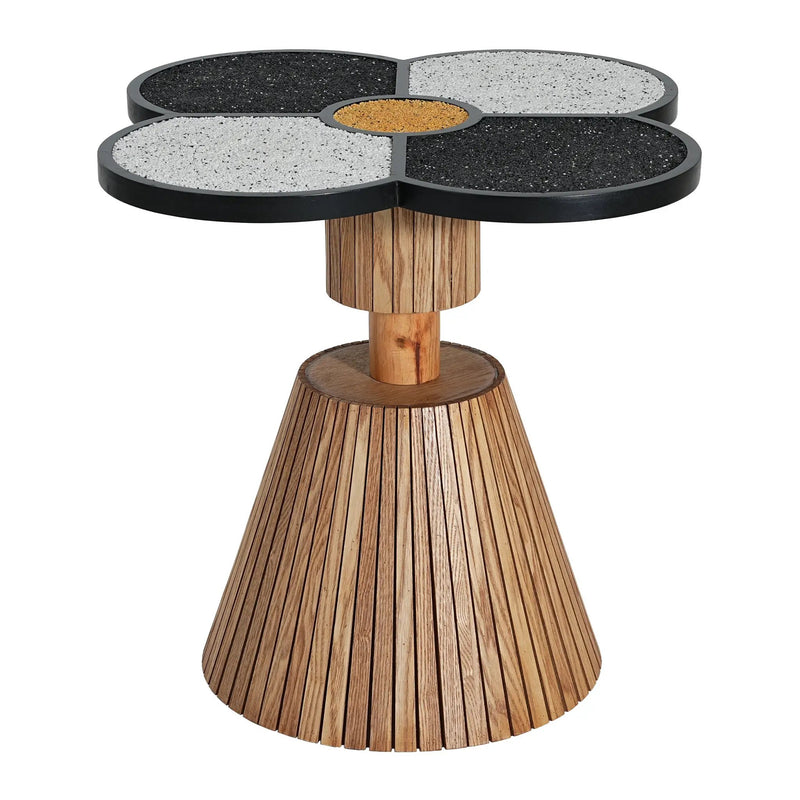 Unique Four-Leaf Clover Side Table for Living Room, Bedroom & Small Spaces by HouseOfZazla