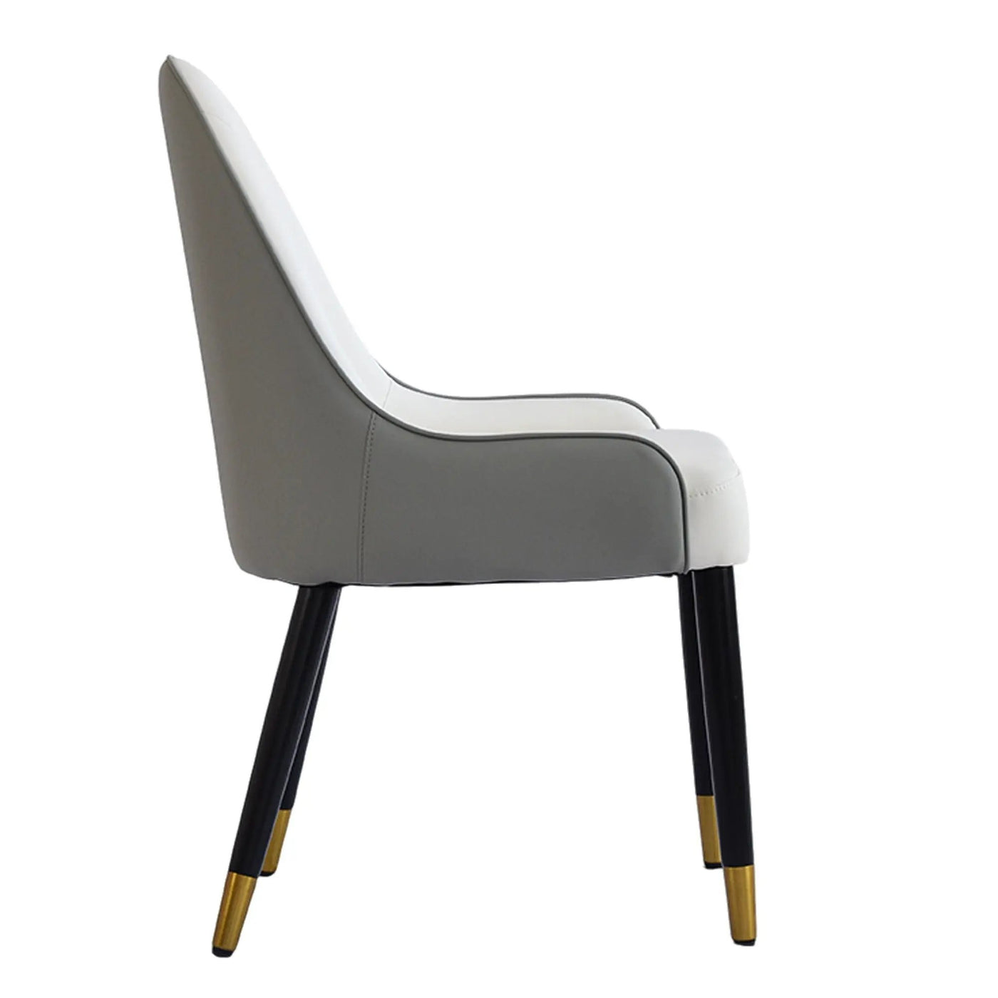 Modern Sponge-Filled Dining Chair, Solid Wood Metal Legs, Suitable For Restaurants, Living Rooms And Rooms (Set of 2) by HouseOfZazla