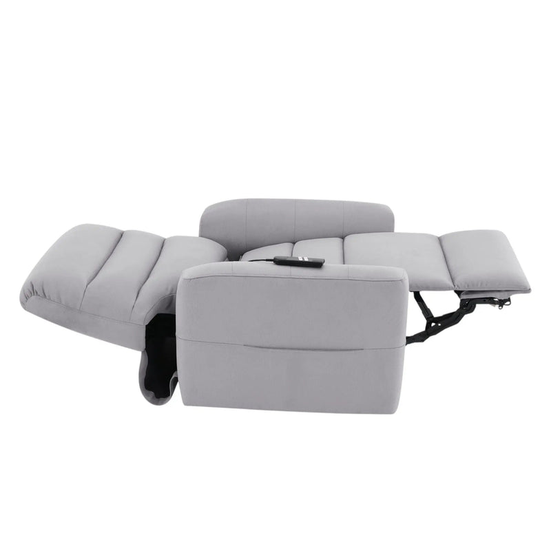 Freddie - Power Motion Recliner With Lift - Gray by HouseOfZazla