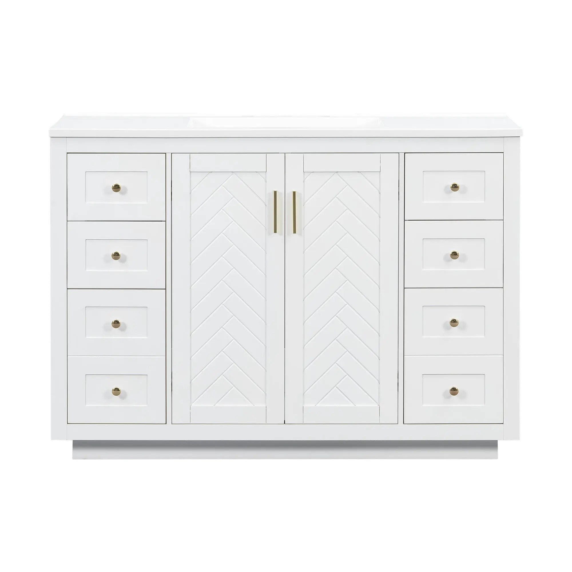 48" Bathroom Vanity with Sink Top by HouseOfZazla