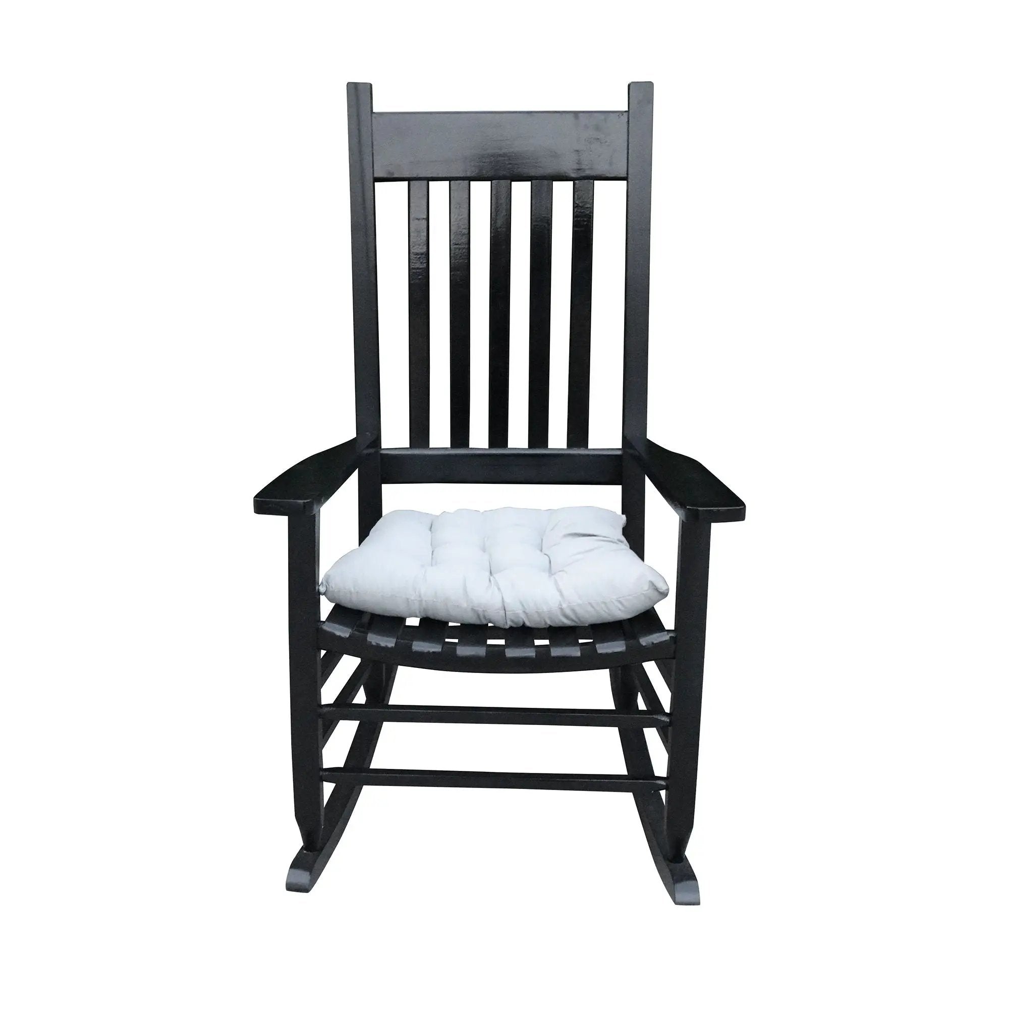 Classic Wooden Porch Rocker Chair Populus Wood Comfortable Design by Unique Piece Furniture