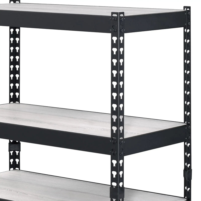 Decmus 4-Tier Industrial Bookcase by HouseOfZazla