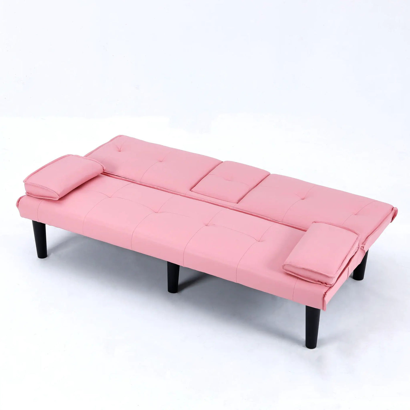 Sofa Bed With Foldable Design And Cup Holder by HouseOfZazla