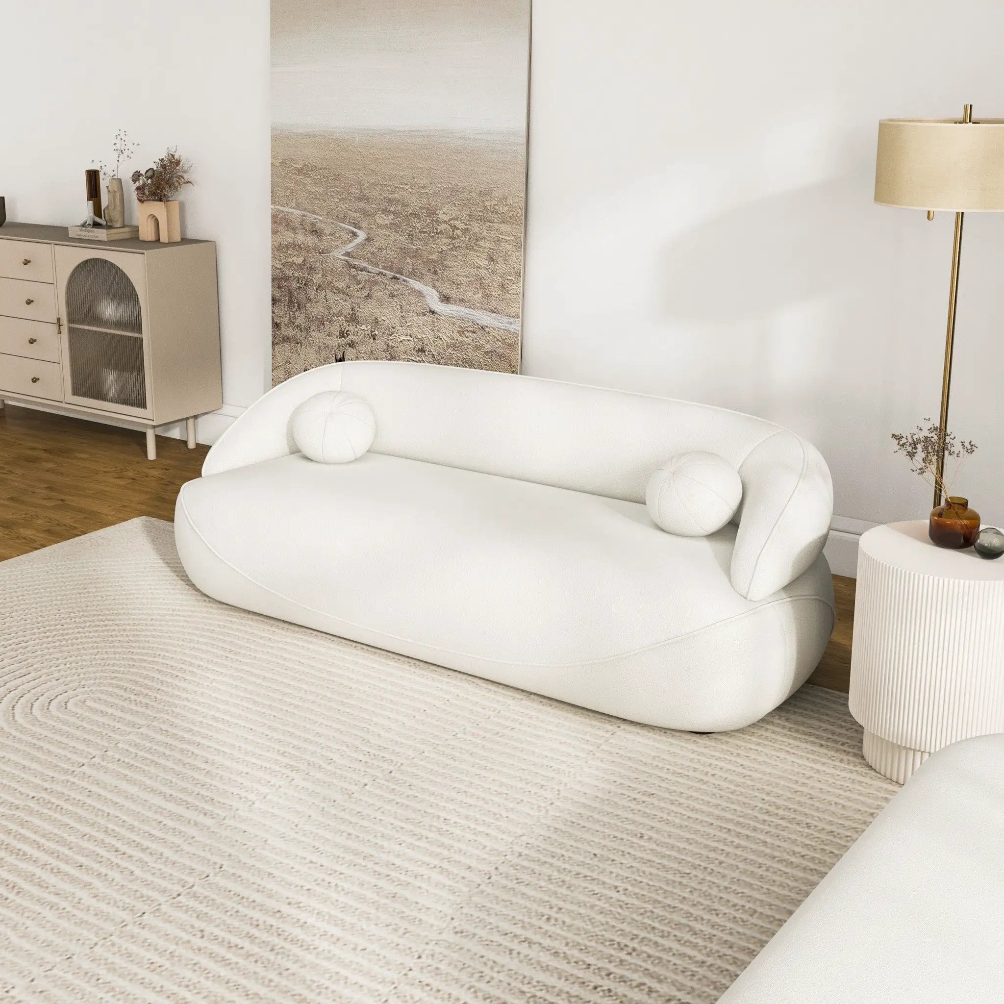 Andrew - Boucle Sofa by HouseOfZazla