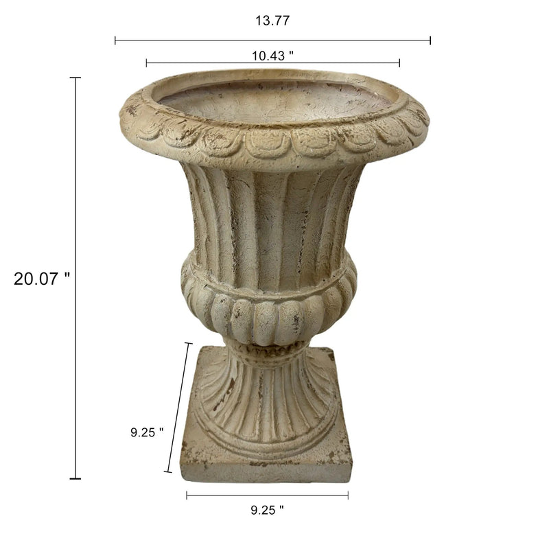 MGO Garden Planter in Antique White by HouseOfZazla
